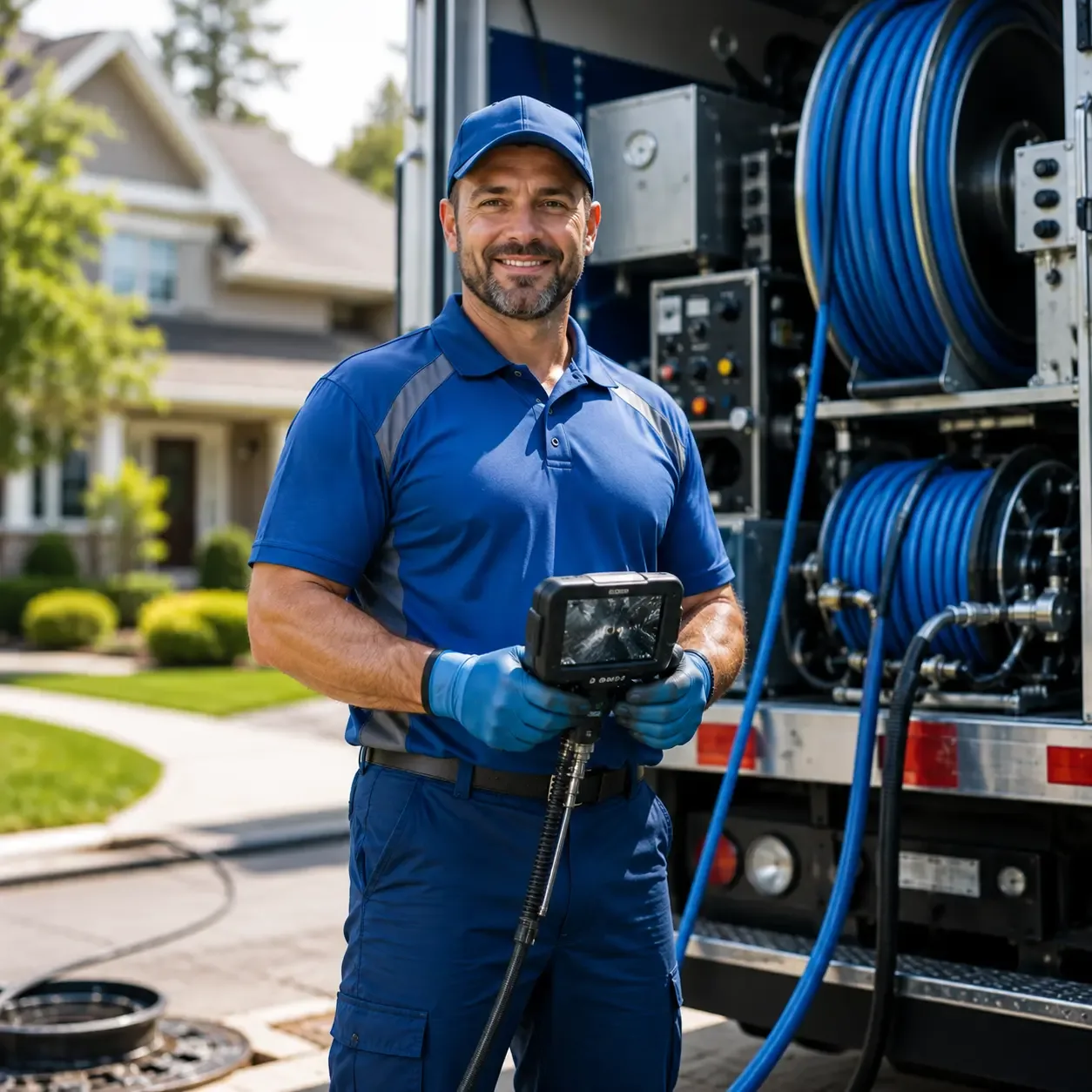 Local outdoor drain cleaning specialists in Olmito, TX